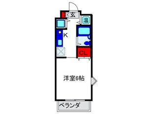 クレアコ－ト曽根の物件間取画像